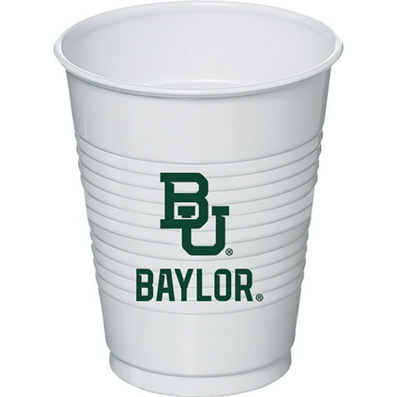 Baylor Bears NCAA University College Sports Game Day Party 16 oz. Plastic Cups