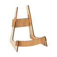 thumbnail image 3 of Soporte de guitarra de madera para suelo, soporte portátil en forma de L de madera maciza para ukelele Madera natural, 3 of 9