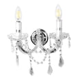 thumbnail image 1 of Arbotante GAMA LUX Ma Theresa 2 Lucues Cromo CLASICO, 1 of 10