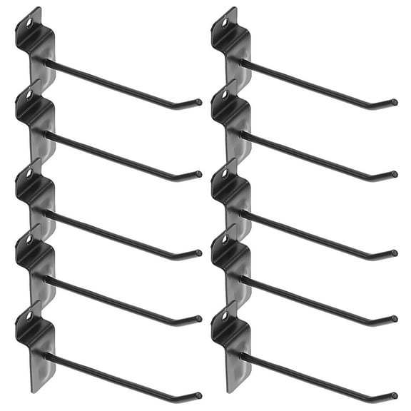 10 Pcs Slot Hook Peg Board Commodity Display Hook Metal Pegboard Hook Pegboard Pegs Pegboard Hooks for Tool