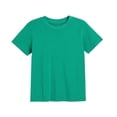 thumbnail image 4 of Plebaso Kids Unisex T-Shirts Solid Color Cotton Basic Tee Boys Girls Short Sleeve Summer Crew Neck Tops, 4 of 7