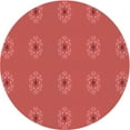 thumbnail image 1 of Ahgly Company Indoor Square Patterned Tomato Red Area Rugs, 3' Square, 1 of 6