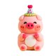 thumbnail image 1 of Figura decorativa de animal de dibujos animados, lindo adorno de plástico suave para fiesta de cumpleaños, escritorio, cerdo, 1 of 13