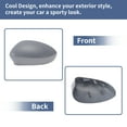 thumbnail image 3 of Reemplazo de tapa de espejo lateral izquierdo del conductor de 1 Pc ABS gris para FIAT GRANDE PUNTO 2006-2010, cubierta de guardia de espejo No.735534450, 3 of 7