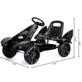 thumbnail image 2 of Infans Go Kart Pedal Powered Kids Ride on Car 4 Wheel Racer Toy w/ Clutch & Hand Brake, 2 of 7