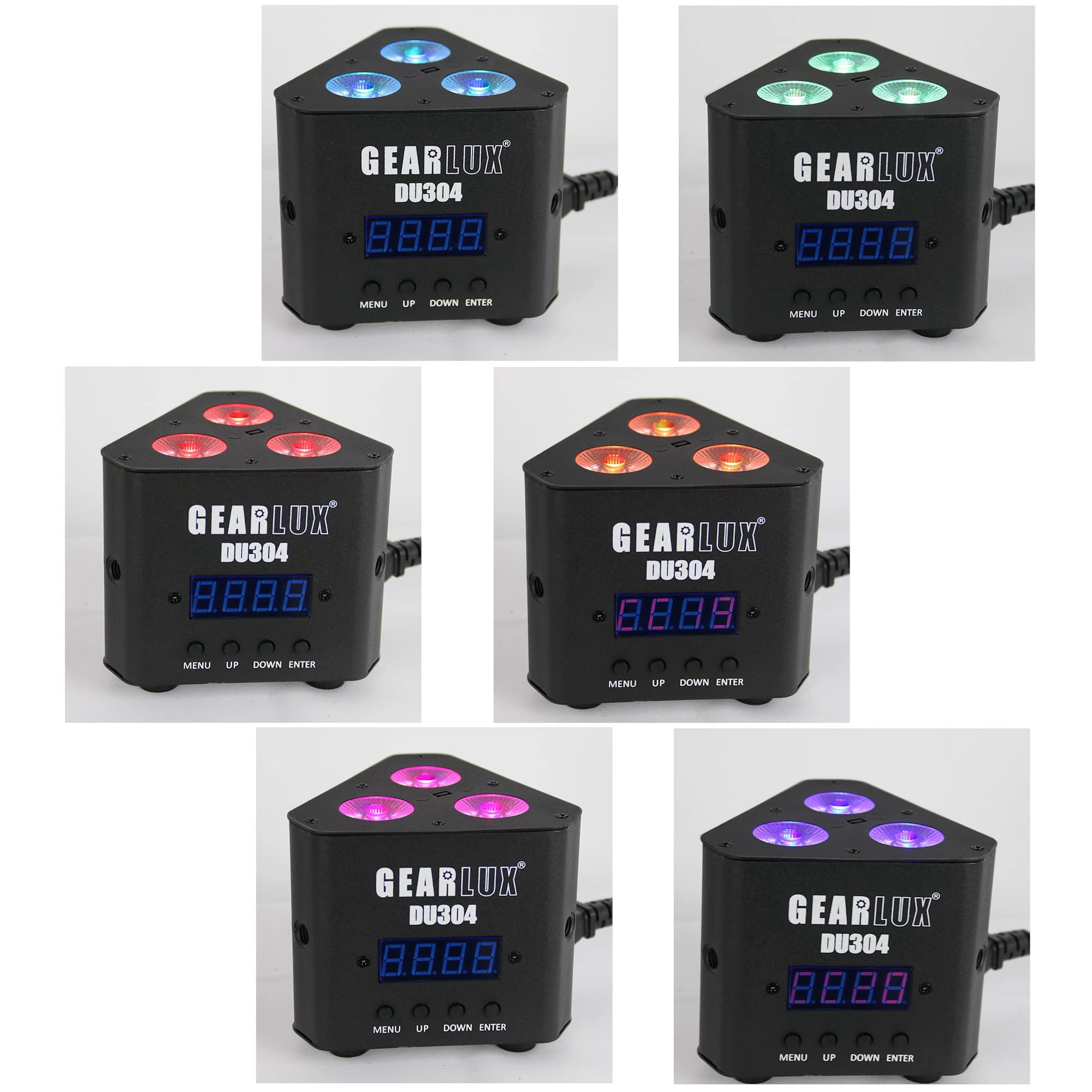 Gearlux Truss 4-Watt RGBW LED Quad 8 Channel Stage Light with Remote Control for Halloween, Party, Wedding, Christmas and Stage Parties