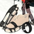 thumbnail image 6 of 1 Pair Nylon Ice Cleats Straps Adjustable Ice Grippers Shoe Straps for Secure Grip on Icy Roads and Slippery Surfaces, 6 of 9