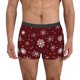 thumbnail image 1 of Fotbe Romantic white snowflakes Calzoncillos Tipo Boxer con Bolsa de Soporte Total para Hombre, X-Temp Fresco, Transpirable y de Secado Rápido-Medium, 1 of 5