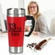 thumbnail image 4 of Taza mezcladora automática de café y leche eléctrica de 500 ml, taza de leche inteligente con agitación automática (roja), 4 of 11