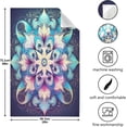 thumbnail image 3 of Dreamtimes Mandala Kitchen Towels, 18 x 28 Inch Super Soft and Absorbent Dish Cloths for Washing Dishes, 4 PCS Reusable Multi-Purpose Microfiber Hand Towels for Kitchen, 3 of 7