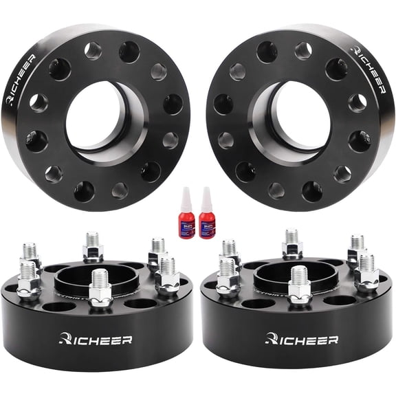 4pcs 6x5.5 Hubcentric Wheel Spacers for Silverado Sierra 1500, 2 inch 6 Lug 6x139.7mm Wheel Spacer for Tahoe Suburban Avalanche Yukon Escalade with 14x1.5 Studs & 78.1mm Hub Bore