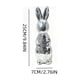 thumbnail image 3 of Adornos de Pascua, regalos de Pascua, mosaicos de vidrio, adorno decorativo de conejo de Pascua, ideal para fiestas y decoración de mesas del hogar, conejo de espuma., 3 of 6