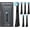Black, variant on Brushmo Gentle Clean Replacement Toothbrush Heads, Compatible with Oral B iO Series Electric Toothbrush Handles, Plaque Removal, Gum Care, BMiOS, 6-Pack, White