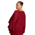 thumbnail image 2 of ELOQUII Women's Plus Size Draped Cropped Sweater, 2 of 3