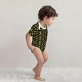 thumbnail image 4 of Daiia Pineapple Printed Unisex-Baby Short Sleeve Onesies Bodysuits Baby Climbing Clothes Soft and Comfortable Romper with Expandable Shoulder Design-6 Months, 4 of 8
