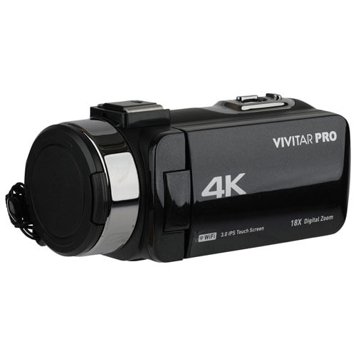 Vivitar DVR4K 4K Pro SD Flash Memory Caméscope – Boîte Ouverte