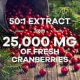 thumbnail image 4 of Cranberry Pills Supplement 25,000mg - Fresh Cranberry Equivalent with Vitamin C & E - Urinary Tract Health Support, Sugar Free Formula, Fruit Powder Extract - Non-GMO, Bottled in USA - 120 Capsules, 4 of 10
