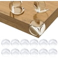 thumbnail image 1 of CHAO Pack de 12, Protectores de Esquinas de Mesa para Bebé - Protectores de Esquinas para Muebles de Seguridad Infantil para Escritorio, Cuna, Chimenea, Mesa, Esquinas y Bordes Suaves + Redondo Seguro, 1 of 5