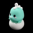 thumbnail image 3 of 5pcs Cartoon PVC Plastic Pendants Dinosaur Charm Aquamarine 47x26x29.5mm Hole: 3.5mm, 3 of 4