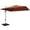 Rouge, variante sur Gymax Parasol de Patio Suspendu Déporté Carré de 10 Pi avec Base, Inclinaison à 360 Degrés, Rouge Brique