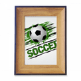thumbnail image 1 of Green Soccer Football Sports Photo Frame Exhibition Display Art Desktop Painting, 1 of 3