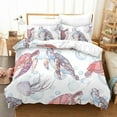 thumbnail image 1 of Sea Turtle Bedding Set Reptile Tortoise Dolphin Octopus Duvet Cover Set Ocean Beach Theme Comforter Cover Sea Animal Pillowcases, 1 of 7