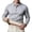 Gray, variant on Mens Fleece Lined Long Sleeve Polo Shirt Warm Regular Fit Turndown Collar Soft Stretch Casual Top Wine XL