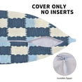 thumbnail image 5 of Multi-Size Linen Sofa Pillow Cover Invisible Zipper Open And Close Strong Use For Sofa Chair Garden Sofa Car Lightsteelblue Retro Houndstooth_4 20"X20", 5 of 8