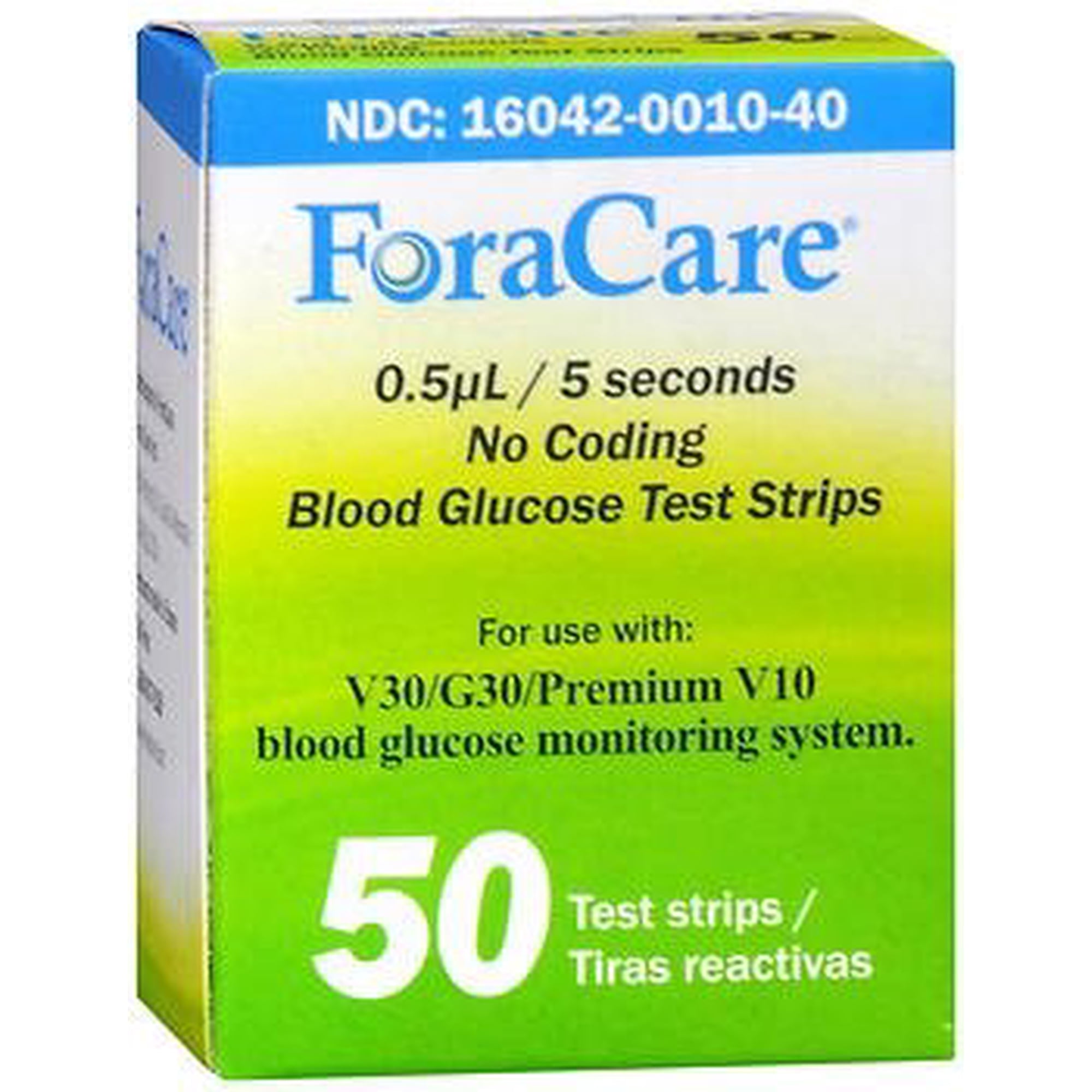 FORA V30/G30/ Premium V10 Blood Glucose Test Strips