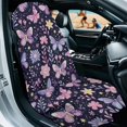 thumbnail image 3 of XYZCANDO Car Seat Towel Cover Purple Butterfly & Floral Print Seat Cover for Running Swimming, Sweatproof Washable Car Seat Cover Towel for Truck SUV, 3 of 11