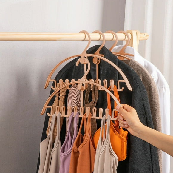 Deals of The Day Clearance! Hanger Socks Organizer with Clips, Space-Saving Closet Organizer, Holds 9 Pairs of Underwear, Panties, Socks, and Pantyhose Hangers for Storage