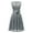 Grey, variant on Women Floral Lace Cocktail Party Dress Female Knee Length Bridesmaid Dress