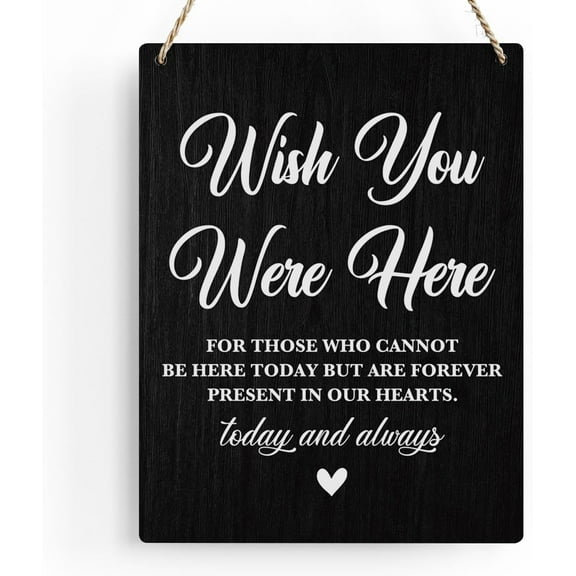 8x10 Inch Rustic Wish You Were Here Wedding Signs, Boho Wedding Decor Engagement Wedding Decorations, Bridal Shower Engagement Party Decorations Signes