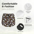 thumbnail image 6 of Lsque Daisies Flowers Printed Women's Running Shorts with Liner Pockets,Elastic Quick Dry Workout Athletic Gym Yoga Shorts,Womens High Waist Shorts-XX-Large, 6 of 9
