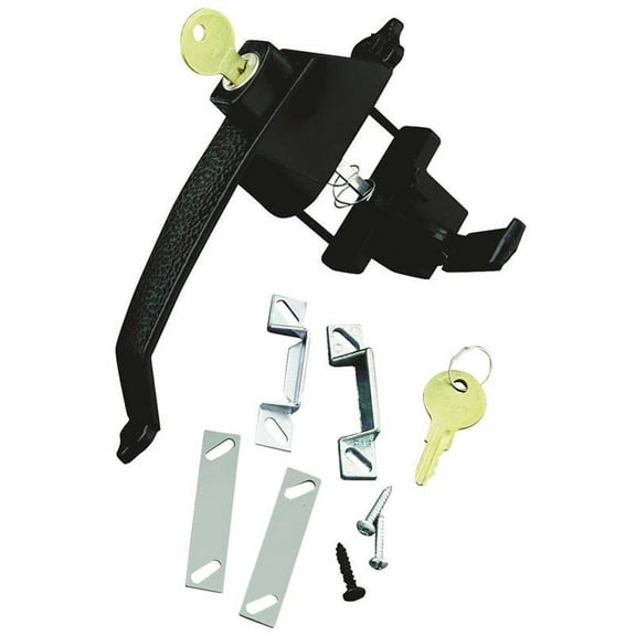 Colonial Keyed Push-Button Latch