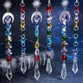 thumbnail image 4 of DIY 6Pcs Garden Suncatchers Outdoor Sun Catcher Rainbow Marker Indoor Sunlight Catcher Crystals Glass Beads Sun Moon Charms Window Hanging Ornament Sunshine Catchers for Home Decor Gift DIY, 4 of 7