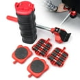 thumbnail image 1 of Juego de herramientas para mover muebles, elevador de transporte de cosas pesadas, rodillo para mover con ruedas con 13 piezas Cola mover levantador, 1 of 8