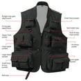 thumbnail image 6 of BASSDASH Versatile Men's Women's Fishing Photography Vest with Mesh Back 6 Sizes, 6 of 6