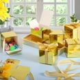 thumbnail image 5 of 50 Pack Small Gift Boxes,2x2x2 inch Favor Boxes,Gold Gift Boxes with Ribbons,Paper Gift Boxes with Lids for Presents,Candy Boxes for Wedding,Party,Christmas,Holidays,Birthdays,Baby Shower, 5 of 7