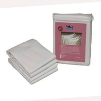 Zippered Pillow Covers Plain 100% Cotton Queen size 20'x30' 4 pack