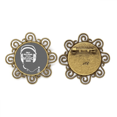 thumbnail image 1 of Broche de flores Unbranded Musica auriculares sonido 3.8 cm, 1 of 3
