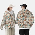 thumbnail image 5 of Picia Squirrels and Trees Women's Men's UPF 50+ Sun Protection Hoodie Shirt Long Sleeve SPF Fishing Outdoor UV Hiking Lightweight Shirts-Medium, 5 of 9