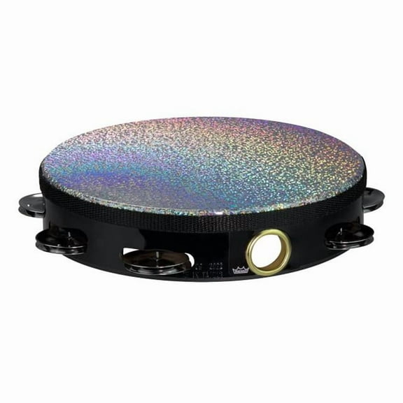 Remo 28382 8 in. 1 Row Jingle, Sparkle Head Tambourine,