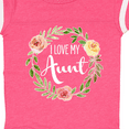 thumbnail image 4 of Inktastic I Love My Aunt Flower Circle Boys or Girls Baby Bodysuit, 4 of 5