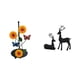 thumbnail image 1 of Dispensador De Toallas De Papel, Soporte Vertical Antideslizante Para Pañuelos, Estatua De Ciervo Negro, Figura De Reno De Resina, Regalo Para Amigos, Decoración De Mesa, Escultura Animal, 1 of 8