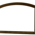 thumbnail image 2 of Benjara BM222633 Arched Design Wooden Frame Mirror with Molded Details, Brown, 2 of 2