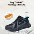 thumbnail image 4 of Artlea Wide Toe Box Men’s Walking Shoes with Arch Support Orthotic Sneakers for Plantar Fasciitis Athletic Men's Running Shoes for Foot Pain Relief, US Size 11.5, 4 of 7