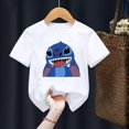 thumbnail image 3 of Camiseta infantil de Disney Lilo Stitch, camiseta kawaii, ropa informal de dibujos animados de anime para niños, camiseta para niñas y niños, camisetas de moda Y2K, 3 of 5