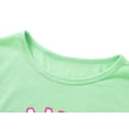thumbnail image 2 of Beezizac Big Girls Pajamas Adorable Green & Pink Gamer Soft Short Sleeves PJ Set Spring Summer Tween Jammies Kid Size 14, 2 of 7