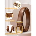 thumbnail image 4 of Timarkment Womens Belts Black Belts for Women with Gold Buckle Womens Belts for Jeans ,Black and Brown,2Pcs, 4 of 7